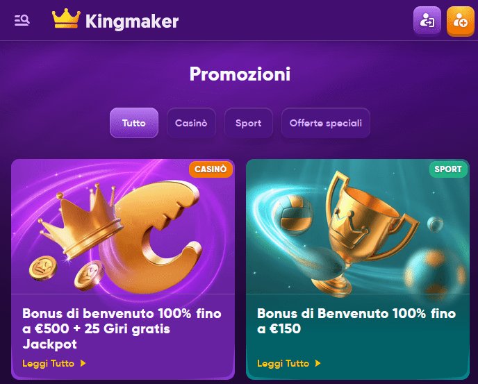 Sveliamo i Segreti del Kingmaker Casino Online per gli Azzurri Italiani Sveliamo i Segreti del Kingmaker Casino Online per gli Azzurri Italiani